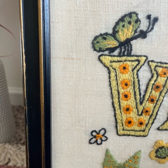 Vintage Caroline Tillman Crewel Virgo Zodiac - Picture 3 of 8